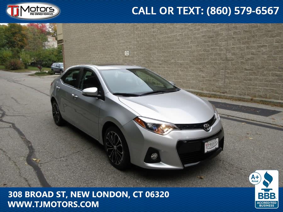 2016 Toyota Corolla 4dr Sdn  S Premium, available for sale in New London, Connecticut | TJ Motors. New London, Connecticut