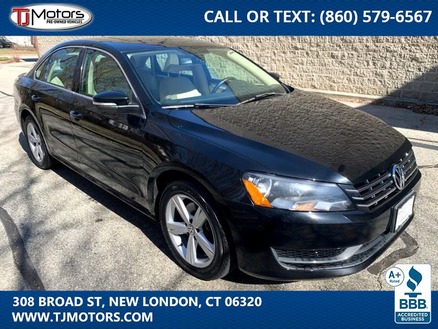 2013 Volkswagen Passat 4dr Sdn 2.0L  TDI SE w/Sunroof, available for sale in New London, Connecticut | TJ Motors. New London, Connecticut