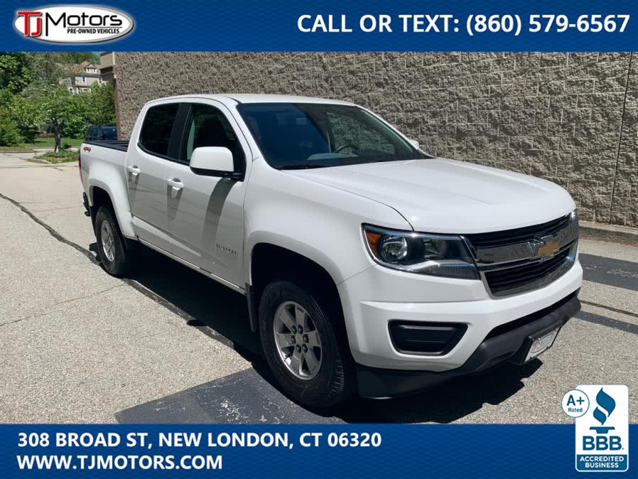 2018 Chevrolet Colorado 4WD Crew Cab 128.3" Work Truck, available for sale in New London, Connecticut | TJ Motors. New London, Connecticut
