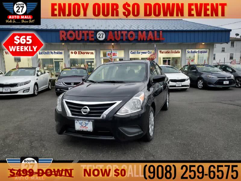 2019 Nissan Versa Sedan SV CVT, available for sale in Linden, New Jersey | Route 27 Auto Mall. Linden, New Jersey 2019 Nissan Versa Sedan SV CVT, available for sale in Linden, New Jersey | Route 27 Auto Mall. Linden, New Jersey