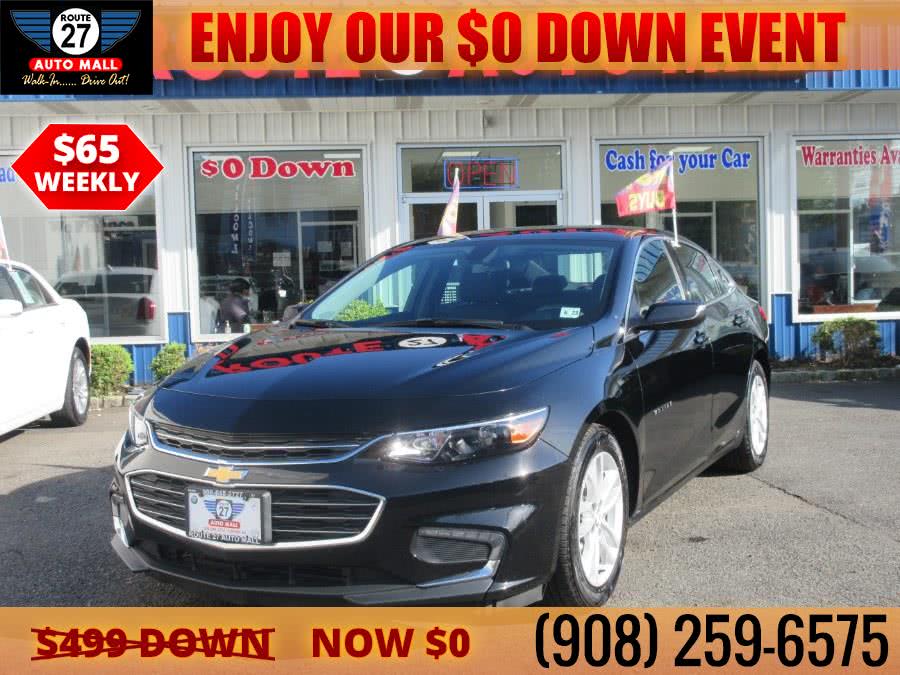 2018 Chevrolet Malibu 4dr Sdn LT w/1LT, available for sale in Linden, New Jersey | Route 27 Auto Mall. Linden, New Jersey