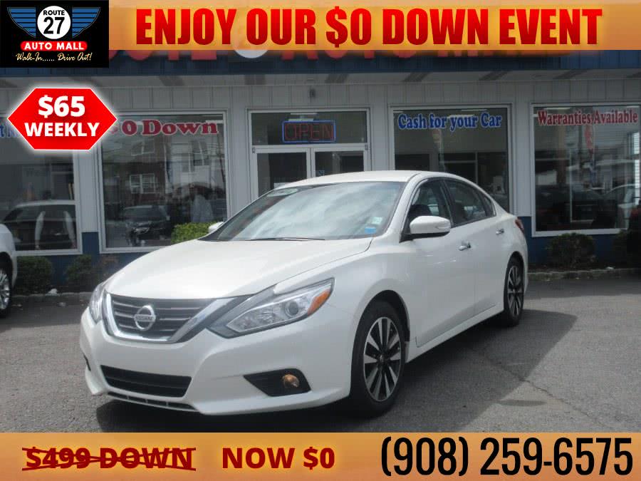 2018 Nissan Altima 2.5 SV Sedan, available for sale in Linden, New Jersey | Route 27 Auto Mall. Linden, New Jersey