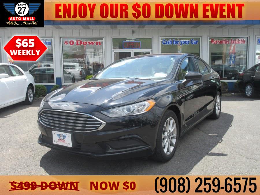 2017 Ford Fusion SE FWD, available for sale in Linden, New Jersey | Route 27 Auto Mall. Linden, New Jersey