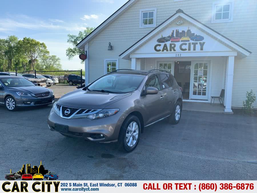 2012 Nissan Murano AWD 4dr SL, available for sale in East Windsor, Connecticut | Car City LLC. East Windsor, Connecticut