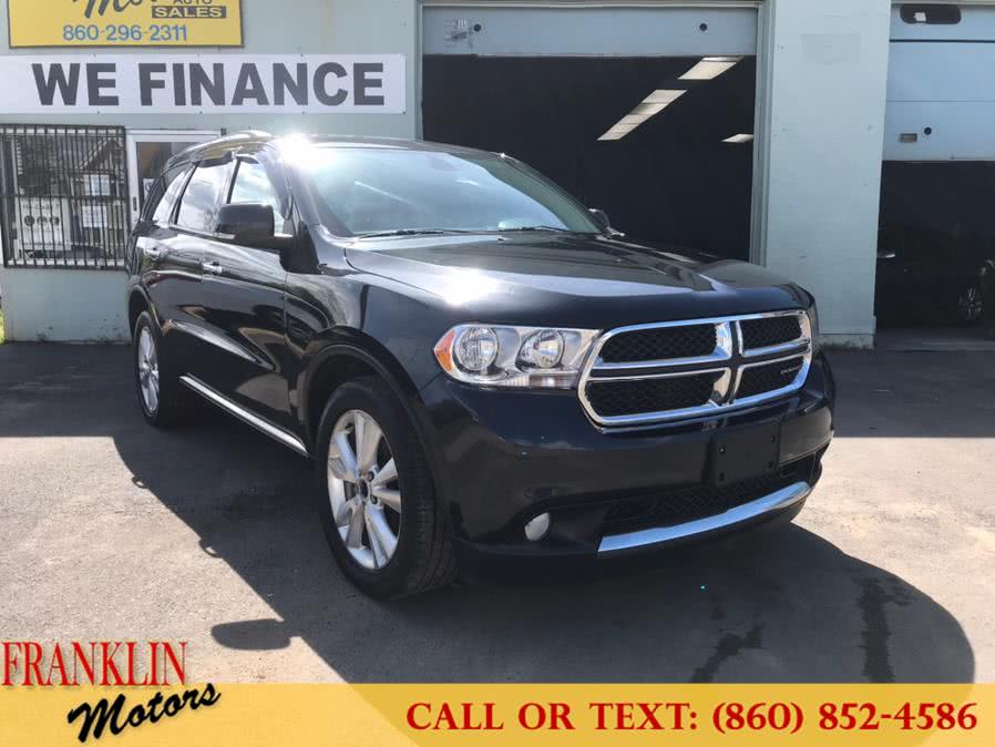 2013 Dodge Durango AWD 4dr Crew, available for sale in Hartford, Connecticut | Franklin Motors Auto Sales LLC. Hartford, Connecticut