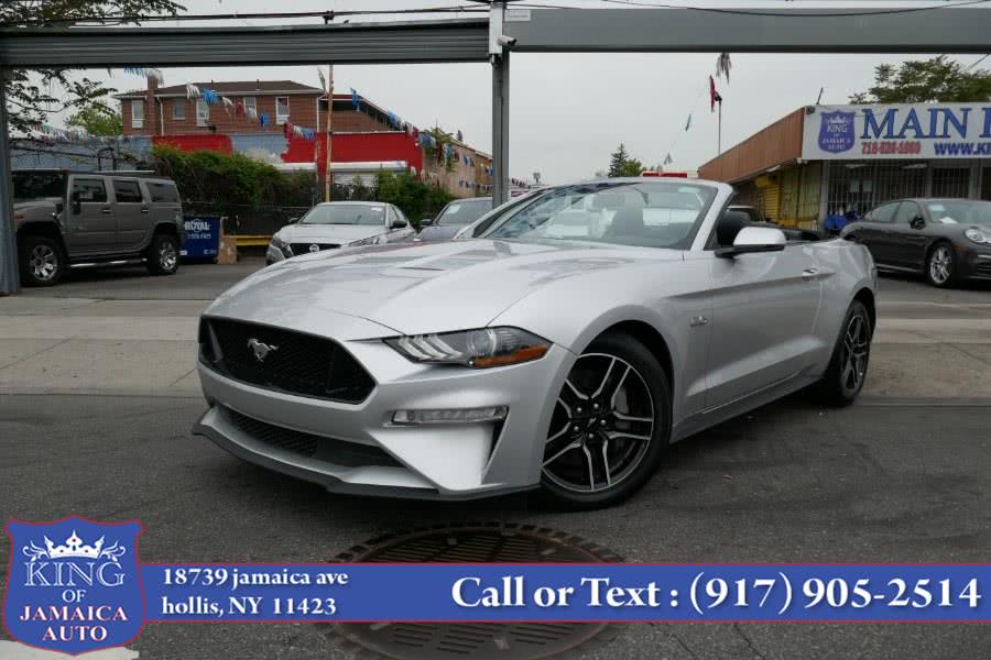 2019 Ford Mustang GT Premium Convertible, available for sale in Hollis, New York | King of Jamaica Auto Inc. Hollis, New York