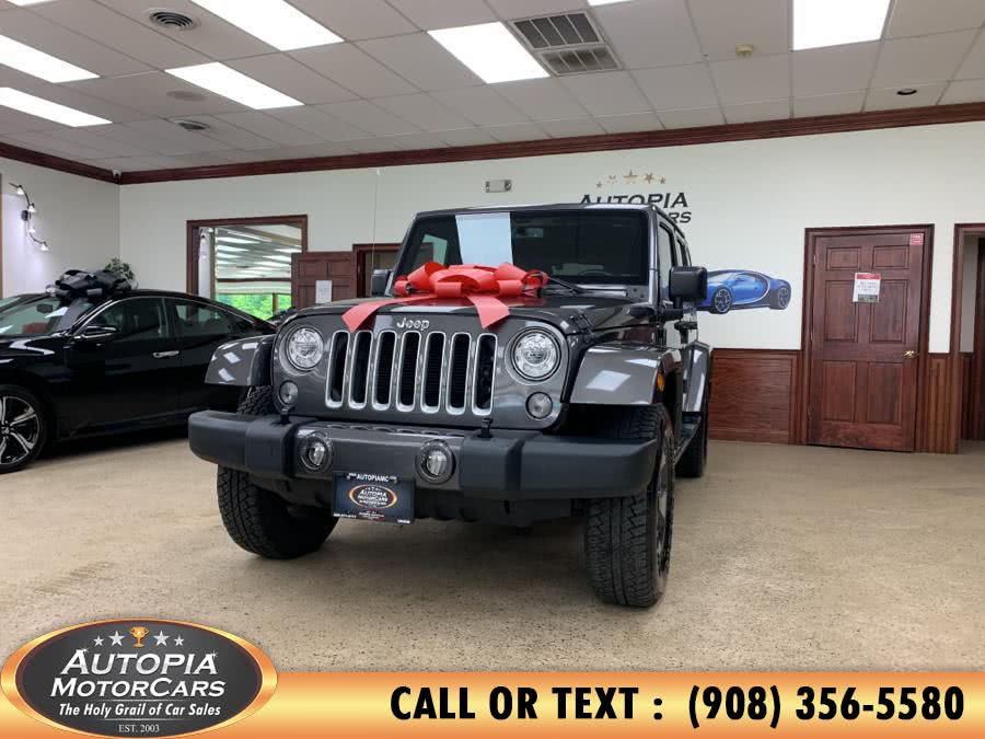 2017 Jeep Wrangler Unlimited Sahara 4x4, available for sale in Union, New Jersey | Autopia Motorcars Inc. Union, New Jersey