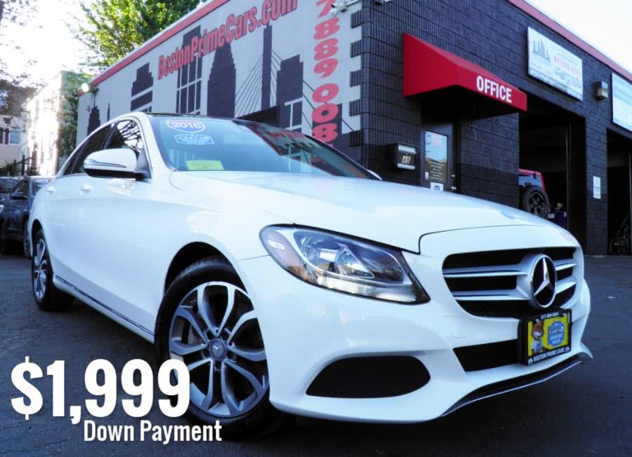 2016 Mercedes-Benz C-Class C300 4MATIC LOADED, available for sale in Chelsea, Massachusetts | Boston Prime Cars Inc. Chelsea, Massachusetts