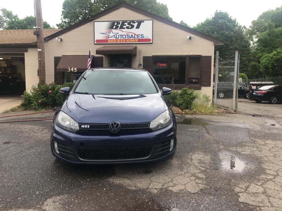 2012 Volkswagen GTI 2dr HB DSG w/Conv & Sunroof PZEV, available for sale in Manchester, Connecticut | Best Auto Sales LLC. Manchester, Connecticut