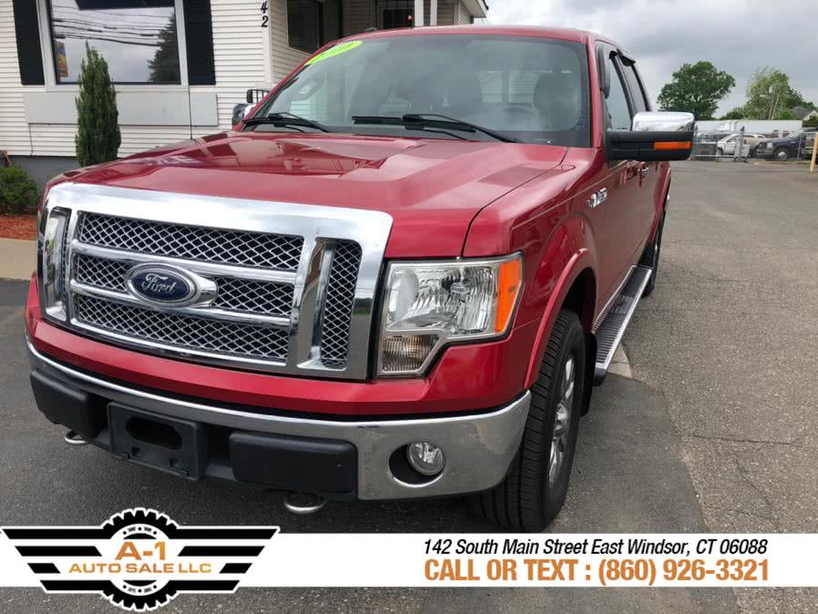 2010 Ford F-150 4WD SuperCrew 145" Lariat, available for sale in East Windsor, Connecticut | A1 Auto Sale LLC. East Windsor, Connecticut