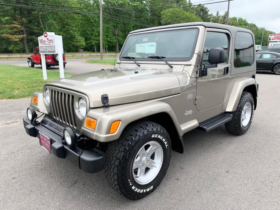 2004 Jeep Wrangler 2dr Sahara, available for sale in South Windsor, Connecticut | Mike And Tony Auto Sales, Inc. South Windsor, Connecticut