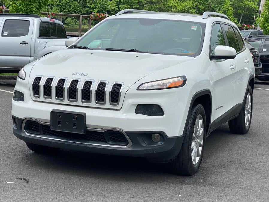 2016 Jeep Cherokee 4WD 4dr Limited, available for sale in Canton, Connecticut | Lava Motors. Canton, Connecticut