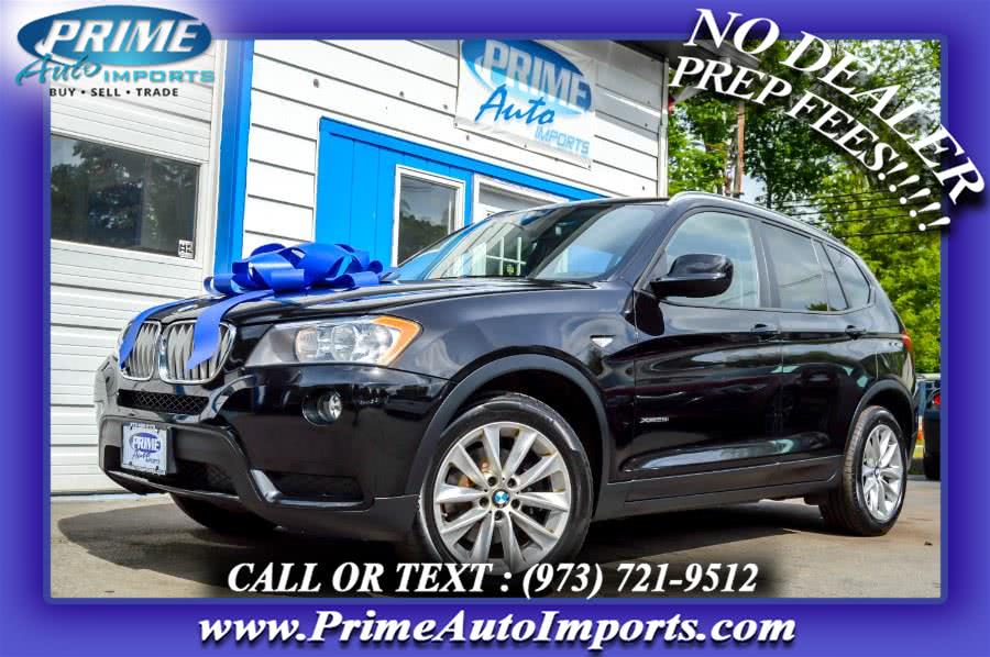 2014 BMW X3 AWD 4dr xDrive28i, available for sale in Bloomingdale, New Jersey | Prime Auto Imports. Bloomingdale, New Jersey
