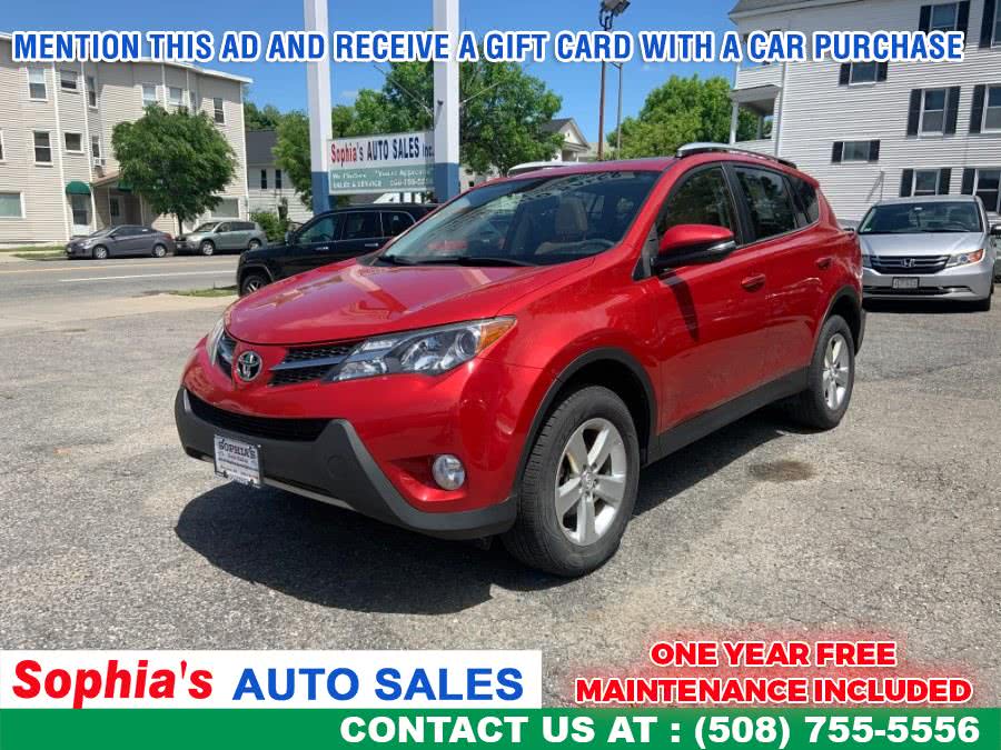 2014 Toyota RAV4 AWD 4dr XLE (Natl), available for sale in Worcester, Massachusetts | Sophia's Auto Sales Inc. Worcester, Massachusetts