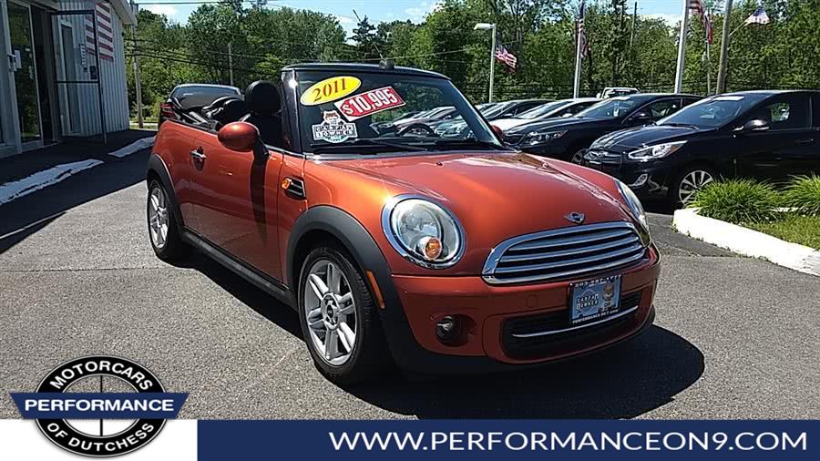 2011 MINI Cooper Convertible 2dr, available for sale in Wappingers Falls, New York | Performance Motor Cars. Wappingers Falls, New York