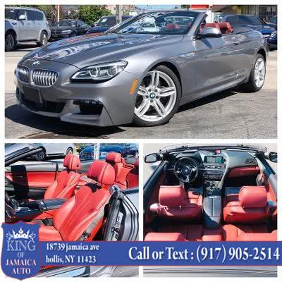 2017 BMW 6 Series 650i xDrive Convertible, available for sale in Hollis, New York | King of Jamaica Auto Inc. Hollis, New York