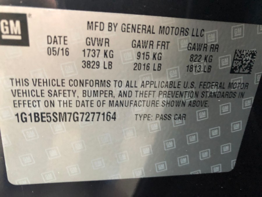 2016 Chevrolet Cruze 4dr Sdn Auto LT, available for sale in Bristol, Connecticut | Bristol Auto Center LLC. Bristol, Connecticut 2016 Chevrolet Cruze 4dr Sdn Auto LT, available for sale in Bristol, Connecticut | Bristol Auto Center LLC. Bristol, Connecticut