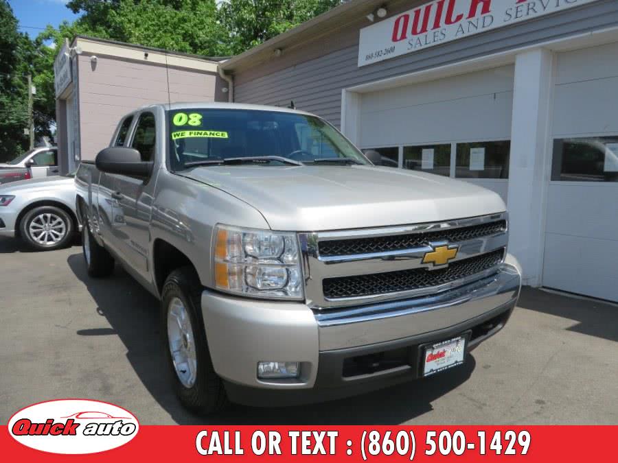 2008 Chevrolet Silverado 1500 4WD Ext Cab 143.5" LT w/1LT, available for sale in Bristol, Connecticut | Quick Auto LLC. Bristol, Connecticut