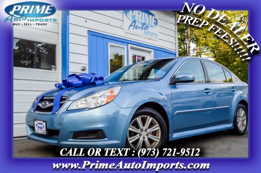 2012 Subaru Legacy 4dr Sdn H4 Man 2.5i Premium, available for sale in Bloomingdale, New Jersey | Prime Auto Imports. Bloomingdale, New Jersey