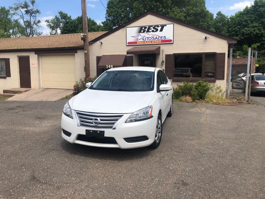 2014 Nissan Sentra 4dr Sdn I4 CVT S, available for sale in Manchester, Connecticut | Best Auto Sales LLC. Manchester, Connecticut