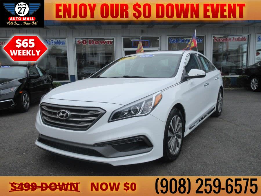 2016 Hyundai Sonata 4dr Sdn 2.4L Sport, available for sale in Linden, New Jersey | Route 27 Auto Mall. Linden, New Jersey 2016 Hyundai Sonata 4dr Sdn 2.4L Sport, available for sale in Linden, New Jersey | Route 27 Auto Mall. Linden, New Jersey