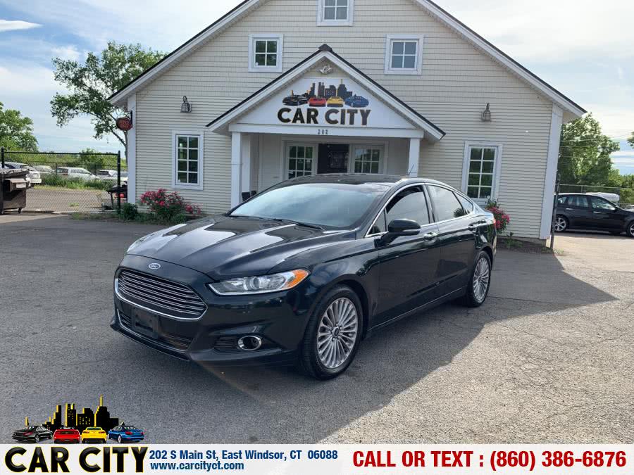 2014 Ford Fusion 4dr Sdn Titanium FWD, available for sale in East Windsor, Connecticut | Car City LLC. East Windsor, Connecticut