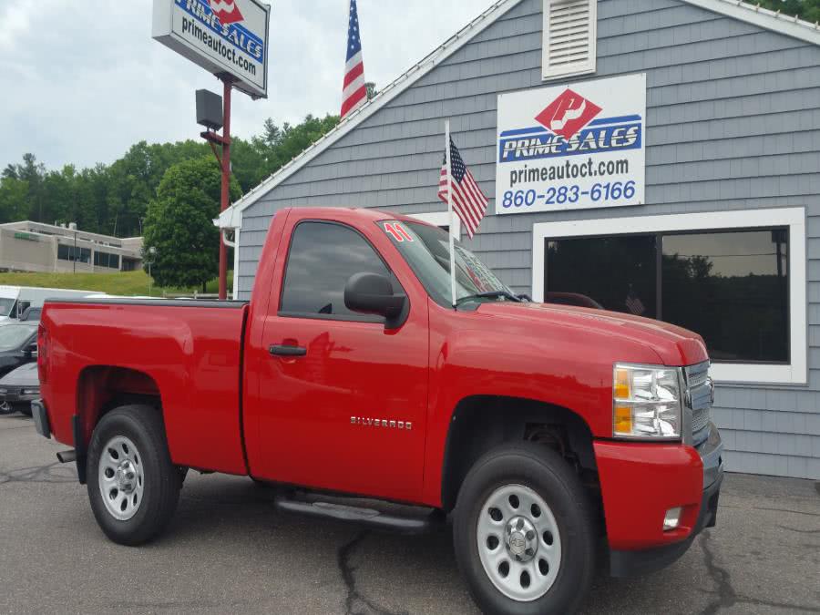 2011 Chevrolet Silverado 1500 2WD Reg Cab 133.0" Work Truck, available for sale in Thomaston, CT