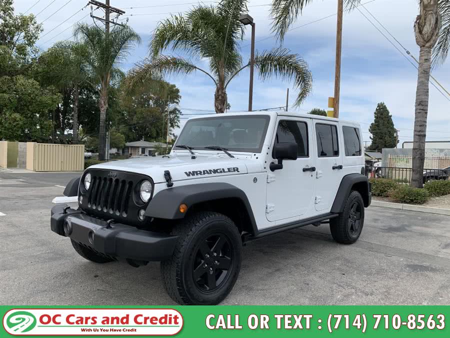 2016 Jeep Wrangler Unlimi BLACK BEAR, available for sale in Garden Grove, California | OC Cars and Credit. Garden Grove, California