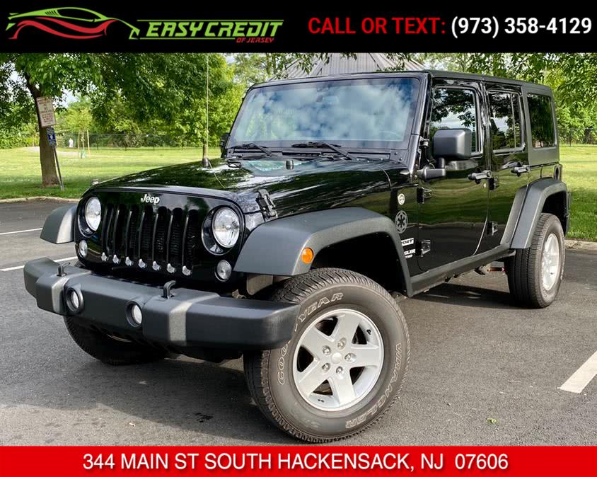 2016 Jeep Wrangler Unlimited 4WD 4dr Sport, available for sale in NEWARK, New Jersey | Easy Credit of Jersey. NEWARK, New Jersey