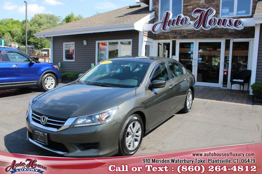 2014 Honda Accord Sedan 4dr I4 CVT LX, available for sale in Plantsville, Connecticut | Auto House of Luxury. Plantsville, Connecticut