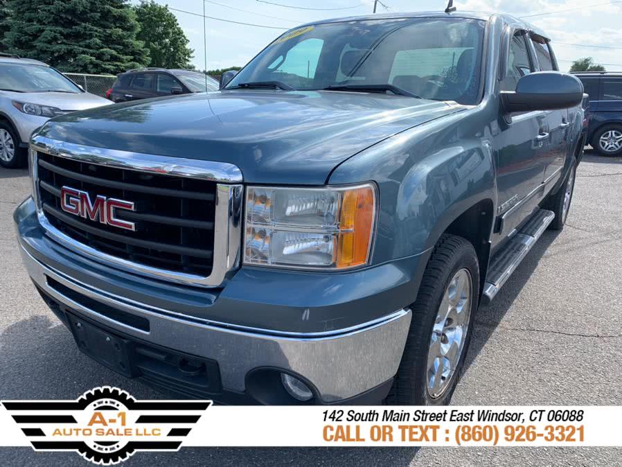 2009 GMC Sierra 1500 4WD Crew Cab 143.5" SLT, available for sale in East Windsor, Connecticut | A1 Auto Sale LLC. East Windsor, Connecticut