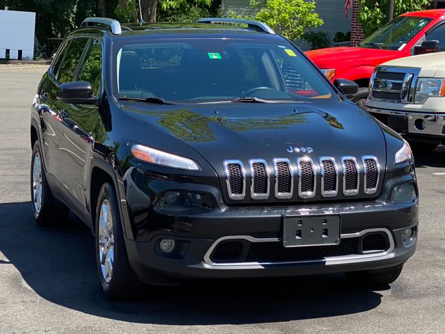 2015 Jeep Cherokee 4WD 4dr Limited, available for sale in Canton, Connecticut | Lava Motors. Canton, Connecticut