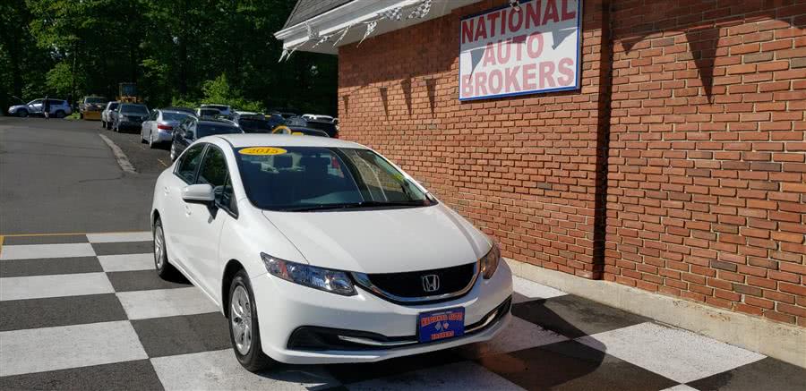 2015 Honda Civic Sedan 4dr LX, available for sale in Waterbury, Connecticut | National Auto Brokers, Inc.. Waterbury, Connecticut