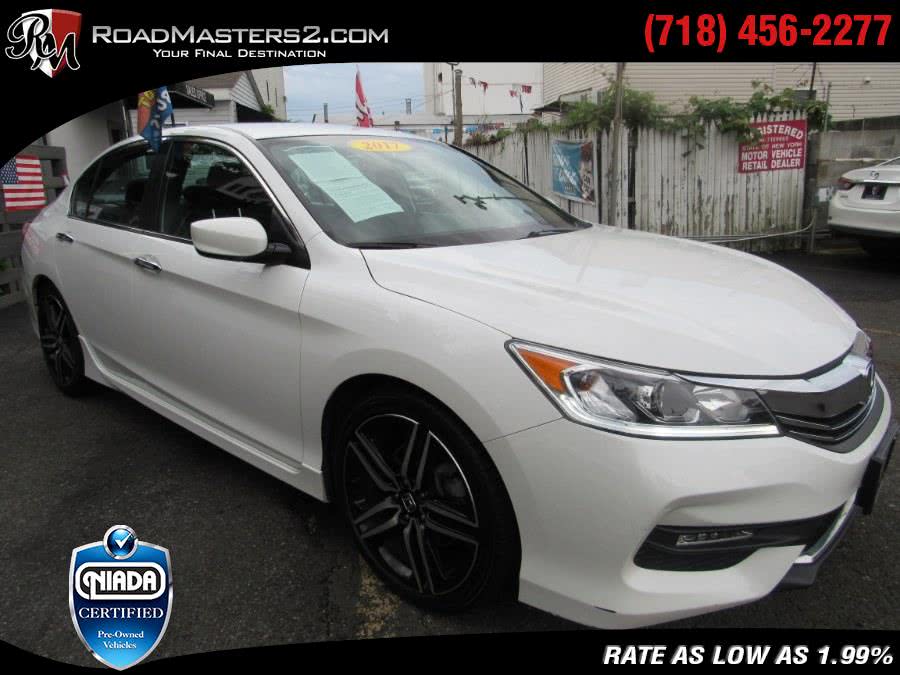 2017 Honda Accord Sedan Sport SE, available for sale in Middle Village, New York | Road Masters II INC. Middle Village, New York