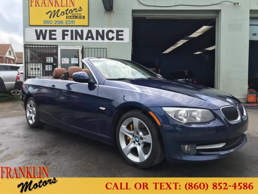 2013 BMW 3 Series 2dr Conv 335i, available for sale in Hartford, Connecticut | Franklin Motors Auto Sales LLC. Hartford, Connecticut