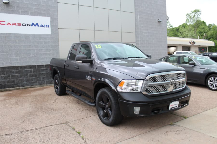 2015 Ram 1500 4WD Quad Cab 140.5" Big Horn, available for sale in Manchester, Connecticut | Carsonmain LLC. Manchester, Connecticut