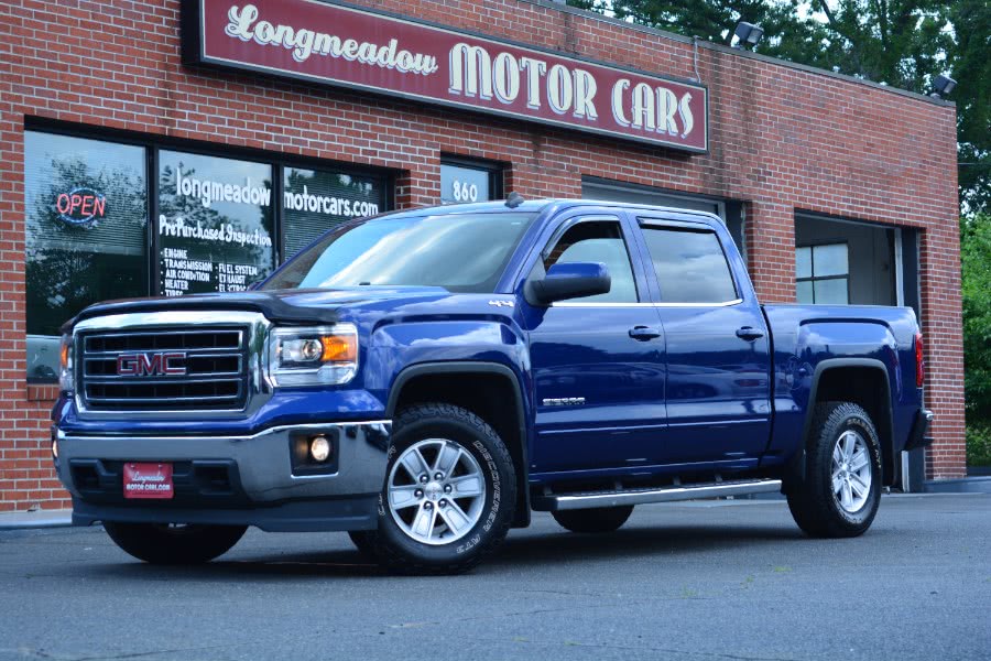 2014 GMC Sierra 1500 4WD Crew Cab 143.5" SLE, available for sale in ENFIELD, Connecticut | Longmeadow Motor Cars. ENFIELD, Connecticut