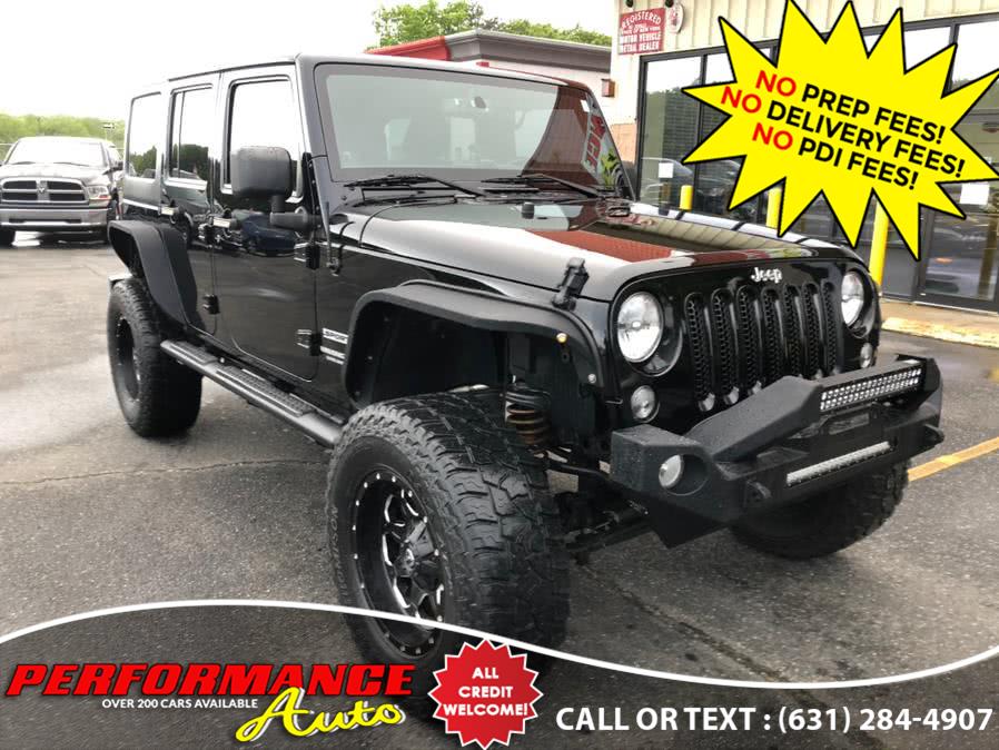 2014 Jeep Wrangler Unlimited 4WD 4dr Sport, available for sale in Bohemia, New York | Performance Auto Inc. Bohemia, New York