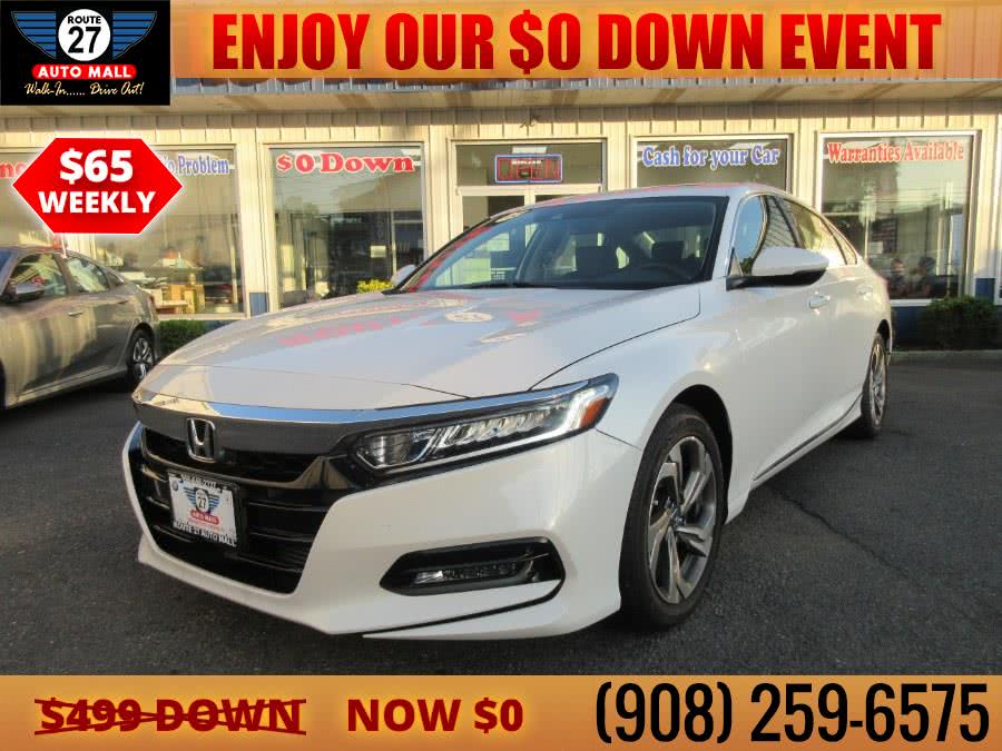 2018 Honda Accord Sedan EX-L Navi 2.0T Auto, available for sale in Linden, New Jersey | Route 27 Auto Mall. Linden, New Jersey