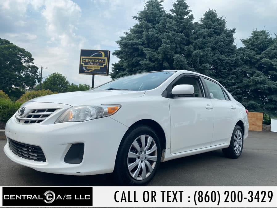 2013 Toyota Corolla 4dr Sdn Auto LE, available for sale in East Windsor, Connecticut | Central A/S LLC. East Windsor, Connecticut