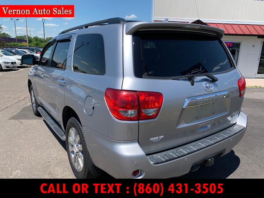 2011 Toyota Sequoia 4WD LV8 6-Spd AT Ltd (Natl), available for sale in Manchester, Connecticut | Vernon Auto Sale & Service. Manchester, Connecticut 2011 Toyota Sequoia 4WD LV8 6-Spd AT Ltd (Natl), available for sale in Manchester, Connecticut | Vernon Auto Sale & Service. Manchester, Connecticut