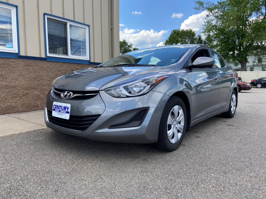 2016 Hyundai Elantra 4dr Sdn Auto SE (Ulsan Plant), available for sale in East Windsor, Connecticut | Century Auto And Truck. East Windsor, Connecticut