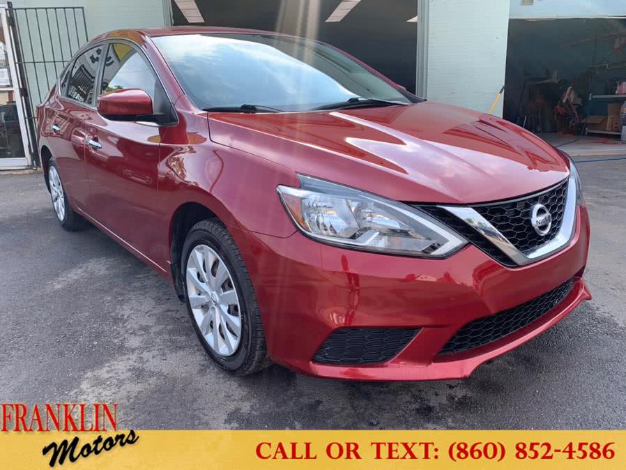 2016 Nissan Sentra 4dr Sdn I4 CVT SV, available for sale in Hartford, Connecticut | Franklin Motors Auto Sales LLC. Hartford, Connecticut