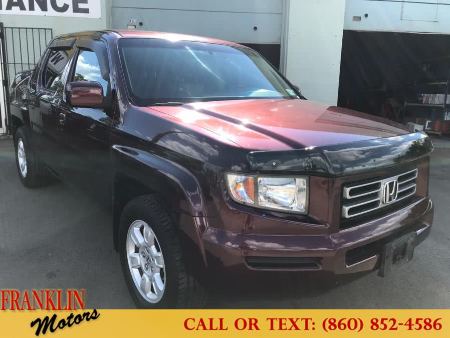 2007 Honda Ridgeline 4WD Crew Cab RTS, available for sale in Hartford, Connecticut | Franklin Motors Auto Sales LLC. Hartford, Connecticut