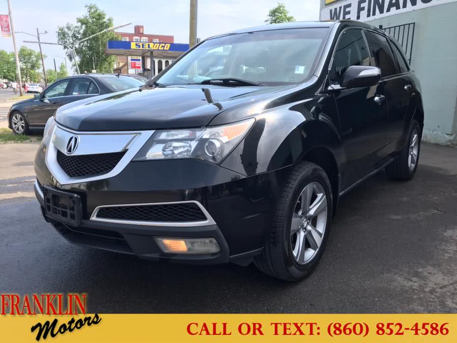 2013 Acura MDX AWD 4dr Tech Pkg, available for sale in Hartford, Connecticut | Franklin Motors Auto Sales LLC. Hartford, Connecticut