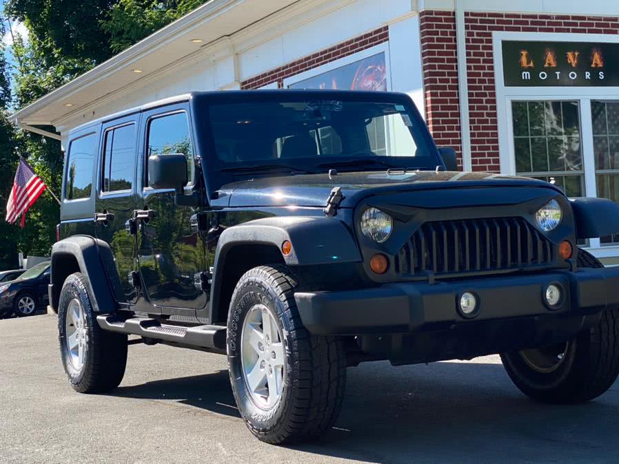 2013 Jeep Wrangler Unlimited 4WD 4dr Sport, available for sale in Canton, Connecticut | Lava Motors. Canton, Connecticut