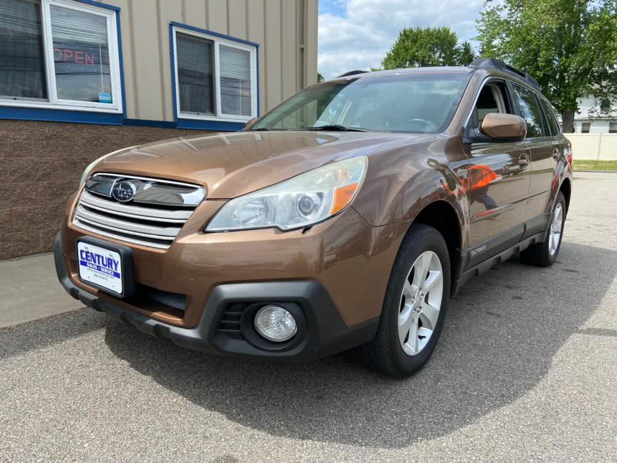 2013 Subaru Outback 4dr Wgn H4 Auto 2.5i Premium, available for sale in East Windsor, Connecticut | Century Auto And Truck. East Windsor, Connecticut