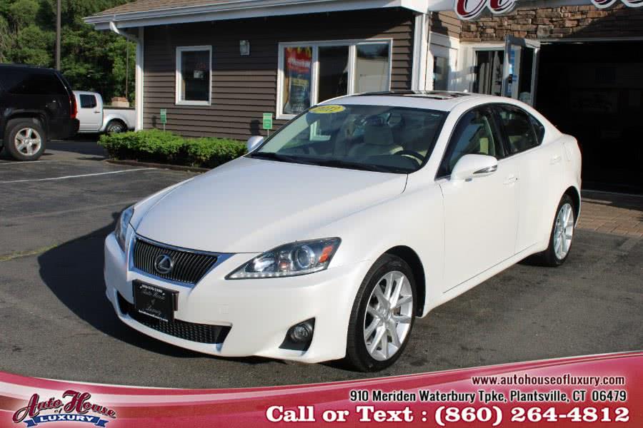 2012 Lexus IS 250 4dr Sport Sdn Auto AWD, available for sale in Plantsville, Connecticut | Auto House of Luxury. Plantsville, Connecticut