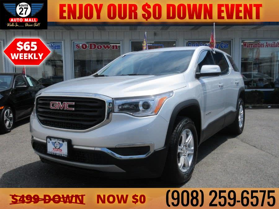 Used GMC Acadia AWD 4dr SLE w/SLE-1 2017 | Route 27 Auto Mall. Linden, New Jersey