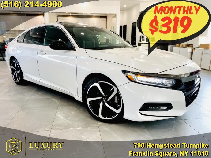 2018 Honda Accord Sedan Sport 2.0T Auto, available for sale in Franklin Square, New York | Luxury Motor Club. Franklin Square, New York
